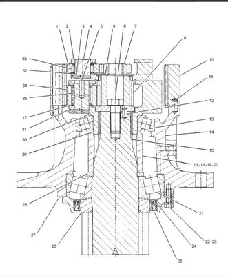 333-3015 excavador 369-9604 199-4602 Swing Gearbox Fit E318DL E315DL E318D2 L gato de E315C